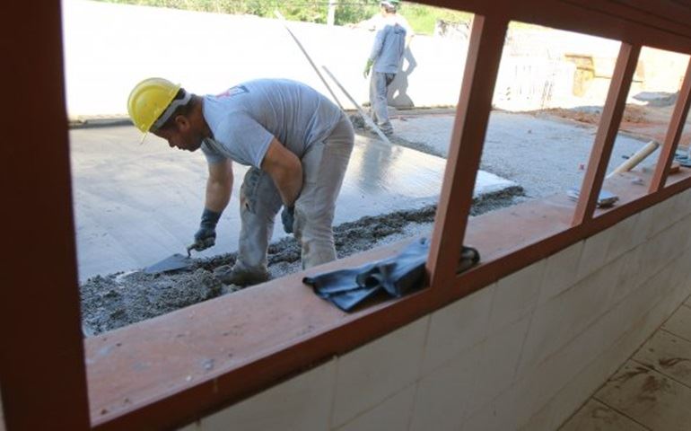 Construção do CEI São Rogério prossegue em ritmo acelerado
