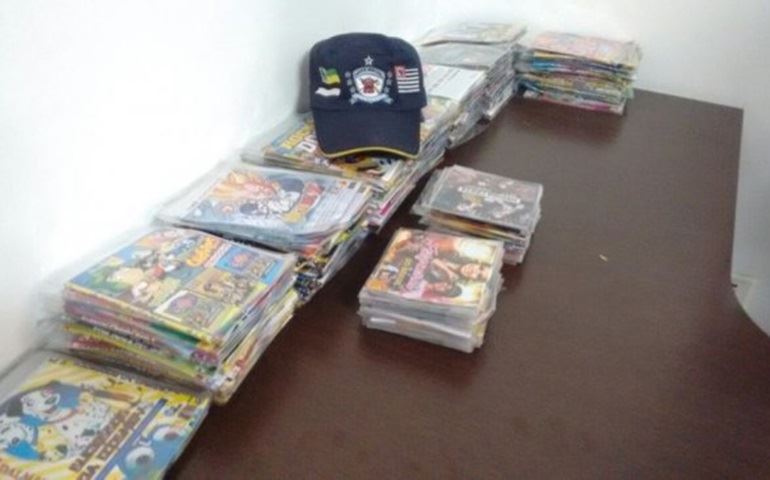 Guarda Civil apreende mais de 450 DVDs e CDs piratas em Itapetininga