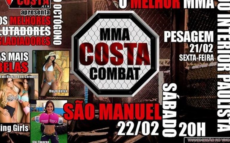 Costa Combat: evento de MMA agita São Manuel