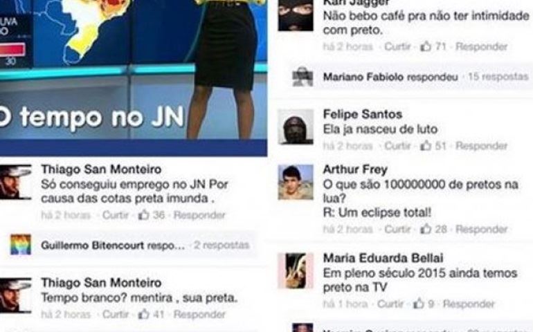 MP apura racismo e injúria contra apresentadora do tempo da TV Globo
