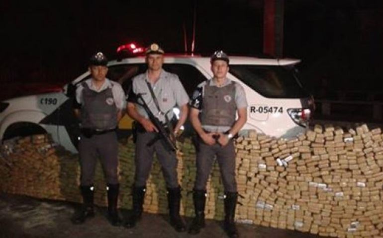 Polícia Rodoviária Divisão Tor faz mais uma mega apreensão de drogas na região
