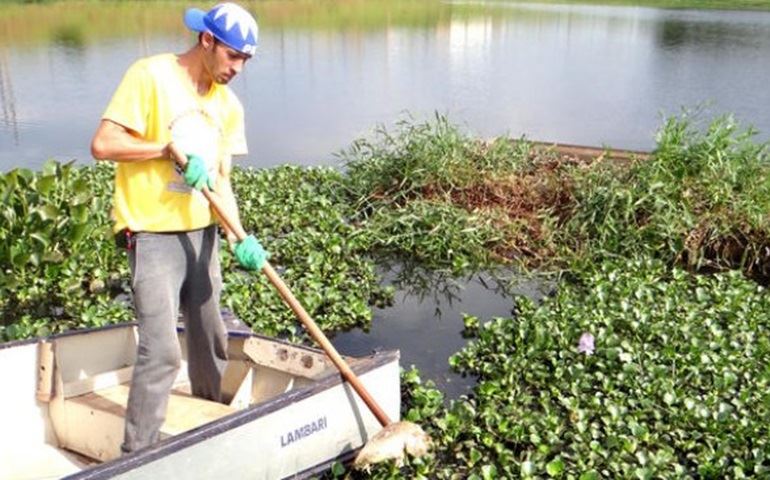 Prefeitura aciona Sabesp sobre poluição no Lago Bertha Bannwart