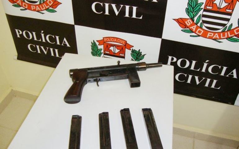 POLÍCIA CIVIL ENCONTRA SUBMETRALHADORA NA RODOVIA ANTONIO SALIM CURIATI