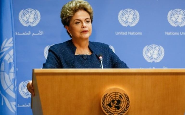 Em Nova York, Dilma pregará que é vítima de golpe