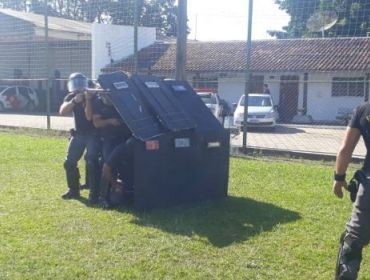 POLÍCIA MILITAR REALIZA TREINAMENTO COM PELOTÃO DE FORÇA TÁTICA
