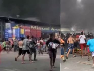 Incêndio atinge Ceasa no Rio que vira alvo de saqueadores (veja o vídeo)