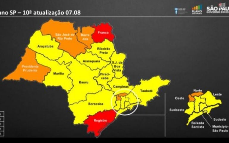 Avaré avança para a fase amarela do Plano SP