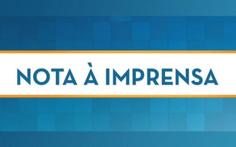 Nota enviada à imprensa