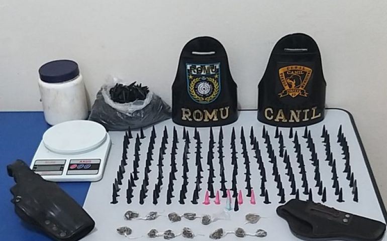 Porções de cocaína e maconha são apreendidas durante ação da GCM em Itapeva