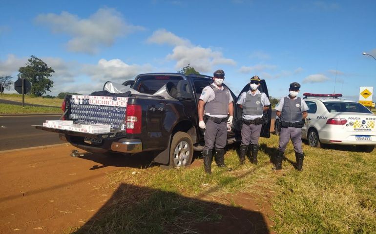 Mais de 2 mil pacotes de cigarros contrabandeados são apreendidos em Avaré