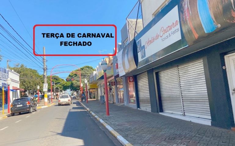 Comércio e repartições públicas não funcionam no feriado de Carnaval