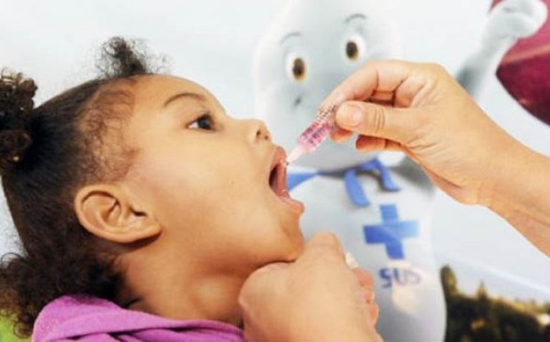 Vacinação contra sarampo e polio começa no dia 6