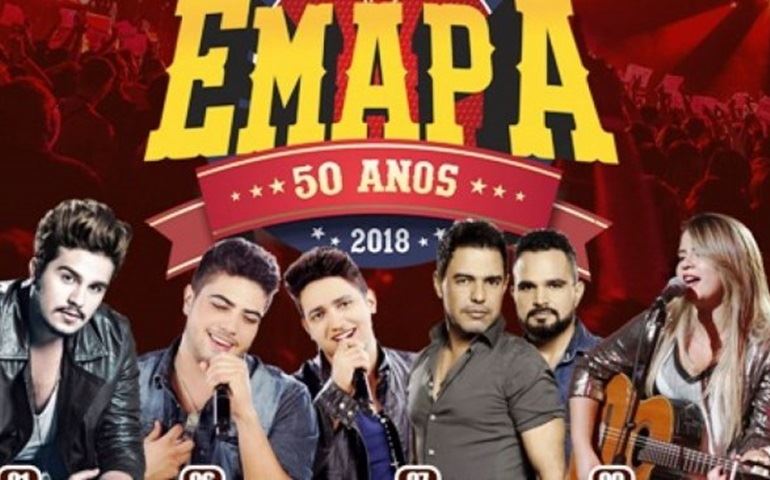 Prefeitura de Avaré divulga oficialmente os primeiros shows da Emapa 2018