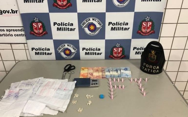 Homem é preso ao ser flagrado com crack, cocaína e maconha em Tatuí