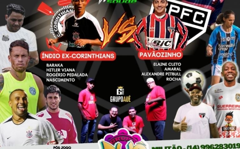 JOGO BENEFICENTE VAI TRAZER ESTRELAS DO FUTEBOL PARA AVARÉ