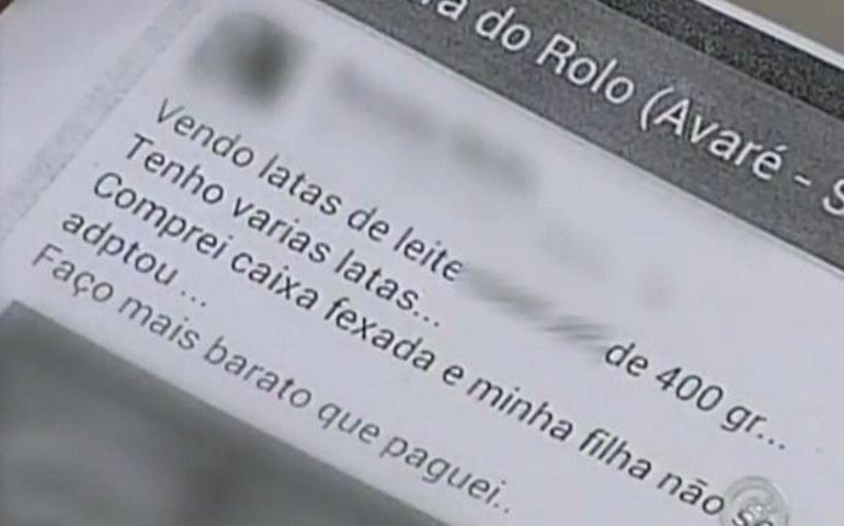 Mãe é indiciada por vender leite em pó fornecido pela prefeitura de Avaré