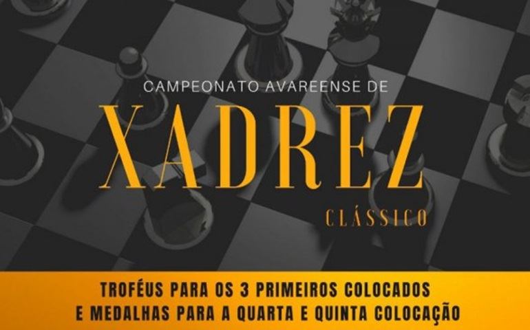 Campeonato Avareense de Xadrez Clássico acontece em novembro