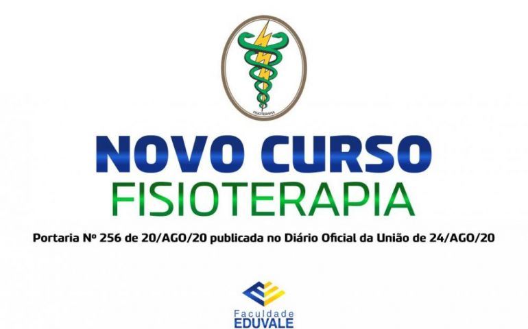 Faculdade Eduvale de Avaré anuncia novo curso Curso de Fisioterapia