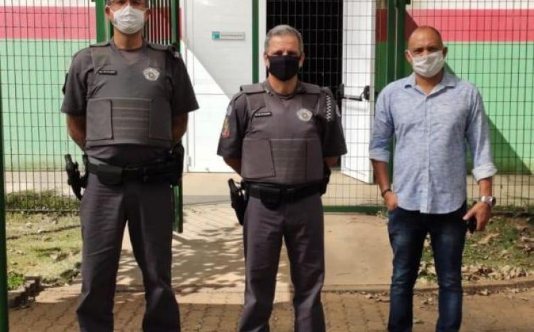 Instituto Federal de Avaré (SP) recebe visita do comando do 53° Batalhão da Policia Militar do Inter