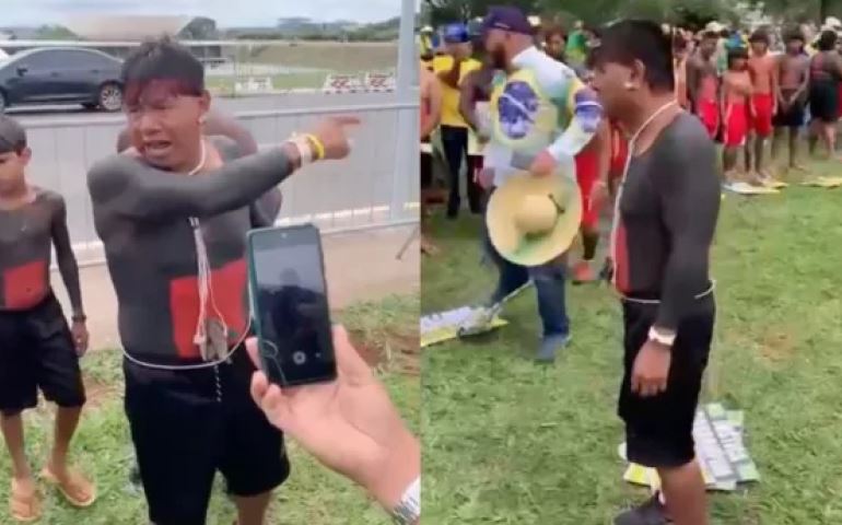 Em protesto histórico em Brasília, indígenas repudiam Lula e batem forte em Moraes (veja o vídeo)