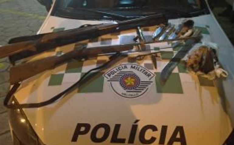 HOMEM É PRESO POR PORTE ILEGAL DE ARMA DE FOGO E CAÇA DE ANIMAIS SILVESTRES