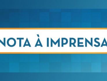 Nota enviada à imprensa