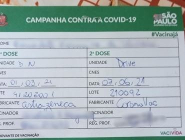 Família diz que idosa de 80 anos tomou doses diferentes de vacinas contra Covid em Cerquilho