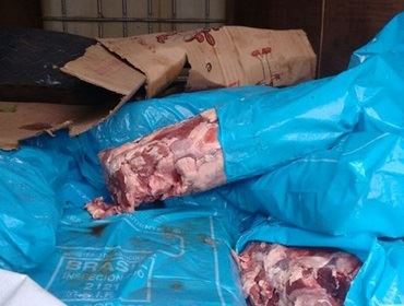 Idoso é preso ao transportar 400kg de carne furtada para venda em rodovia