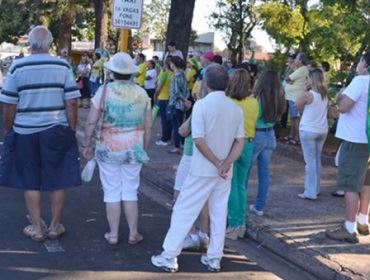 Manifestação na região ficou abaixo do esperado