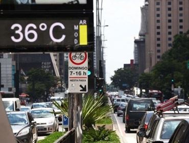 São Paulo registra máxima de 36ºC nesta quinta-feira