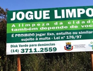 Meio Ambiente conscientiza população sobre descarte irregular de lixo