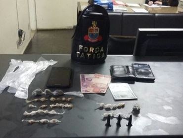 Dupla é detida com porções de maconha, crack e cocaína em Itapetininga