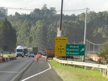 Duplicação SP 255 - Sistema Pare e Siga na Rodovia João Mellão | Passarelas do km 256 e do km 260