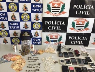 Grupo é detido após ser flagrado com crack e maconha em Tatuí