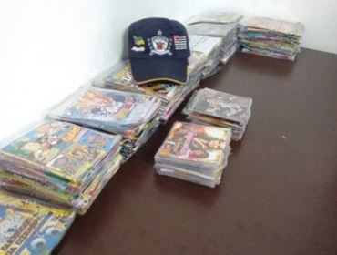 Guarda Civil apreende mais de 450 DVDs e CDs piratas em Itapetininga