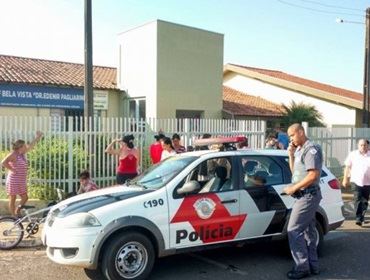 Criminosos depredam, furtam e defecam em cozinha de escola em Cerqueira César