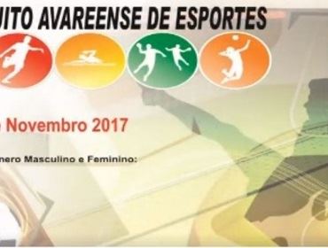 Secretaria realizará o 1º Circuito Avareense de Esportes