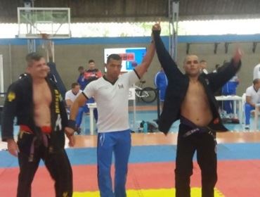 PM Saudino, do 53º Batalhão de Polícia vence campeonato de Jiu-Jitsu