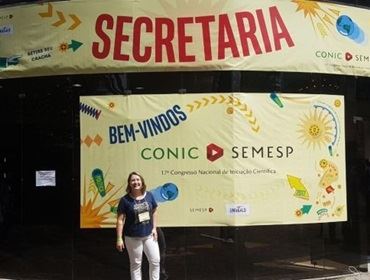 Aluna da FSP se destaca em Congresso de Iniciação Científica