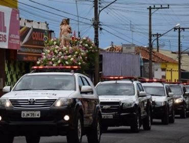 POLICIAIS DE AVARÉ CELEBRAM SÃO SEBASTIÃO COM MISSA E PROCISSÃO MOTORIZADA