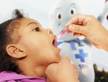 Vacinação contra sarampo e polio começa no dia 6