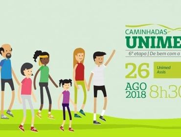 6ª Caminhada Regional Unimed acontece no dia 26