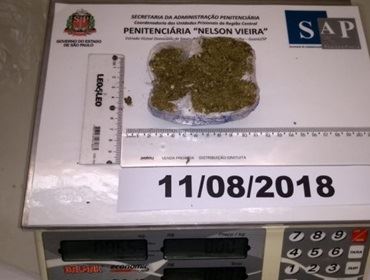 Mulher é presa ao tentar entrar com porção de maconha em penitenciária de Guareí