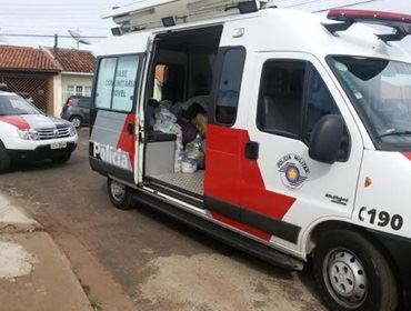 POLÍCIA MILITAR PARTICIPA DA CAMPANHA DO AGASALHO