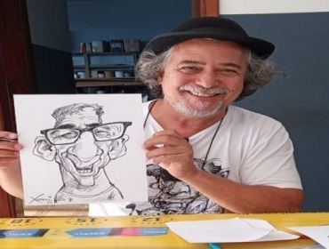 Associação Comercial de Avaré expõe caricaturas do artista Xavier