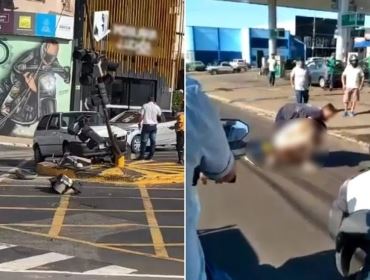 Homem sai pelado na rua após bater carro no centro de Tatuí