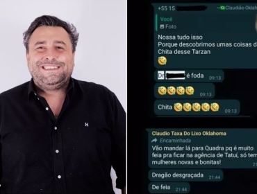 Câmara de Tatuí cassa mandato de vereador após mensagens racistas em app: 'chita' e 'carvão queimado