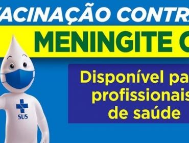 VACINAÇÃO CONTRA MENINGITE C PARA PROFISSIONAIS DA SAÚDE COMEÇA NA SEGUNDA, DIA 1º