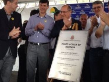   Governador Geraldo Alckmin esteve em Itatinga Ontem.