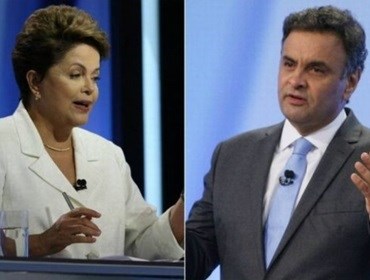 Dilma e Aécio respondem a indecisos e mantêm acusações no debate final